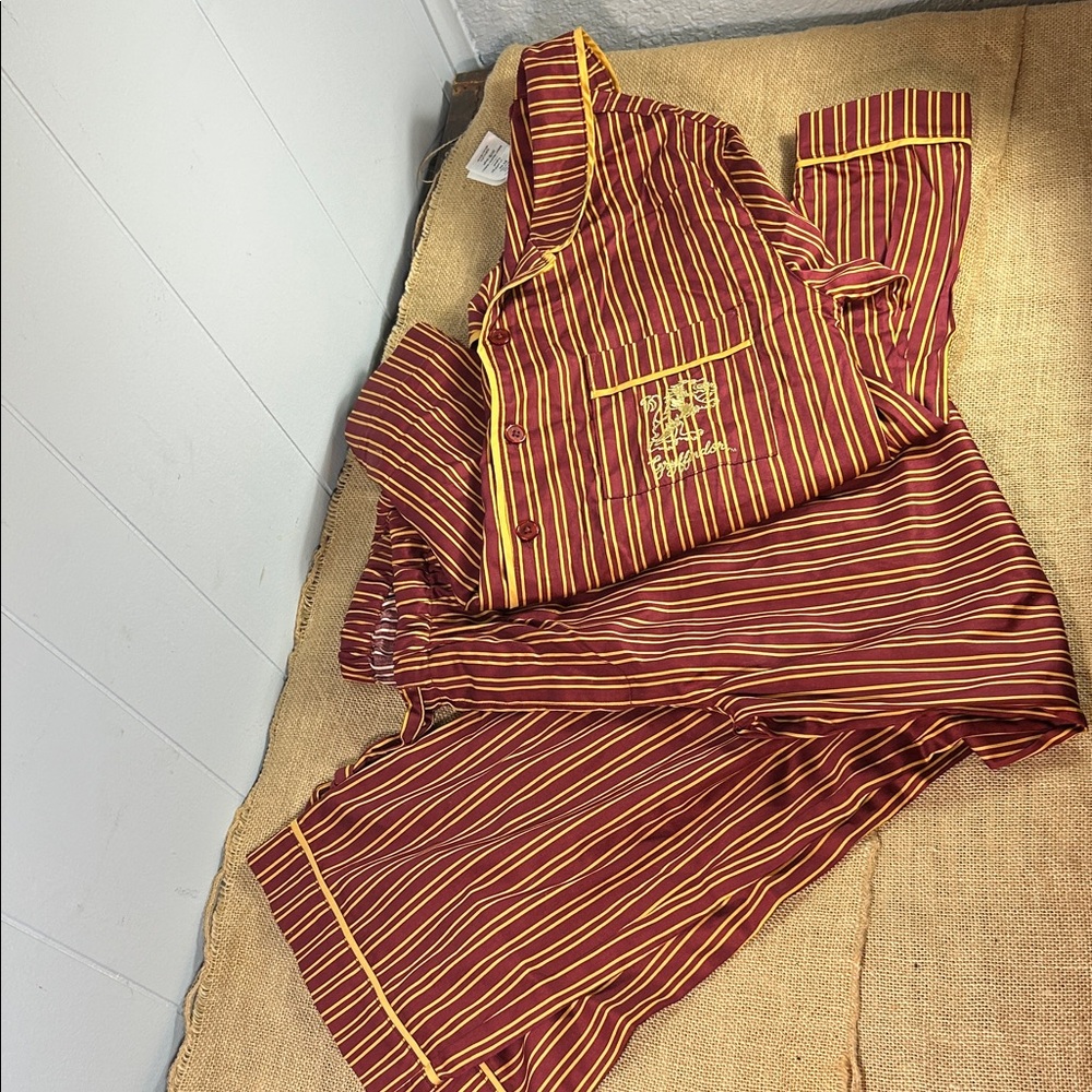 Pottery Barn Teen Harry Potter Long Sleeve Griffindor Pajama Set
